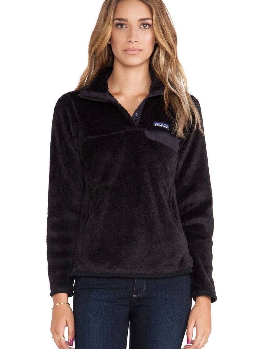 Patagonia Re-Tool Snap-T Pullover Gorpcore Streetwear Outdoor Work Hiking Blk L